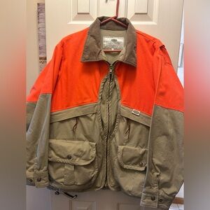 Vintage Hunting Field Jacket - Orange and Tan